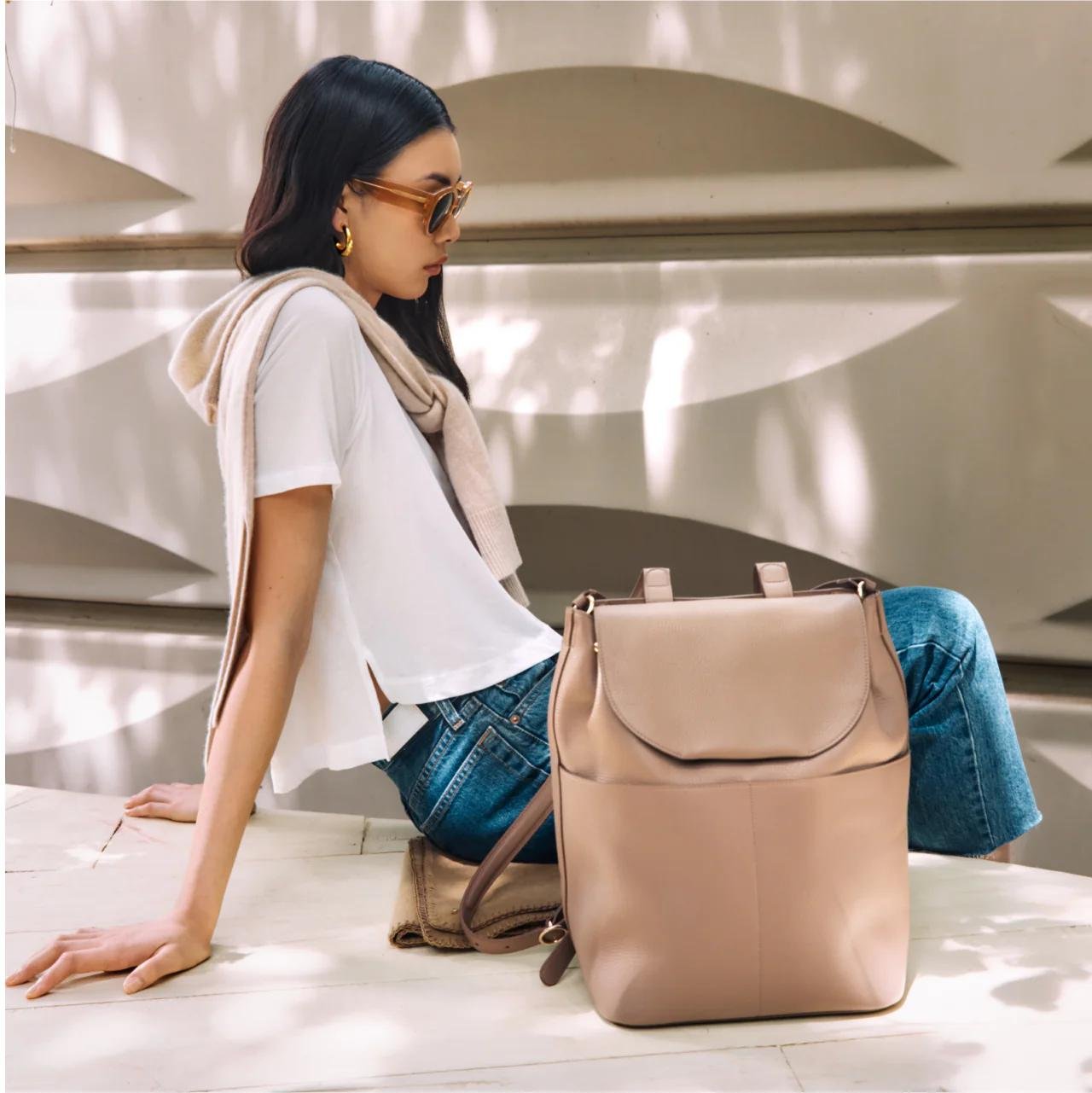 Structured Mini Backpack by  Mr Kool 