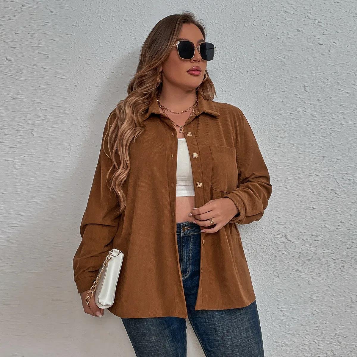 Textured Corduroy Shirt by  Mr Kool 